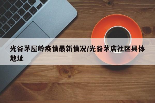 光谷茅屋岭疫情最新情况/光谷茅店社区具体地址